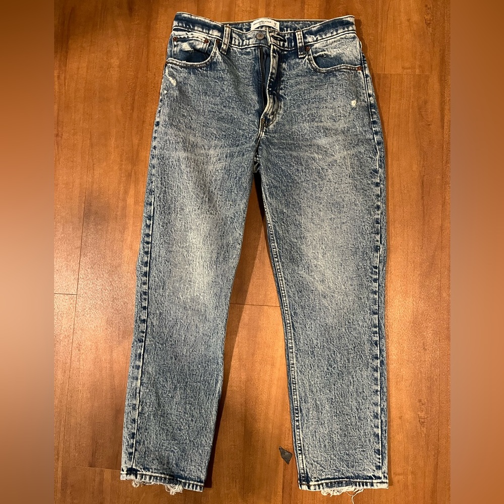 Abercrombie mom high rise jeans